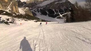 preview picture of video 'Skiing in Colfosco'
