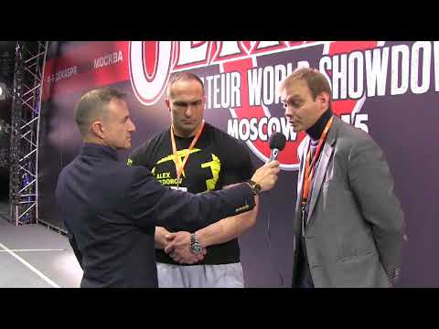 Interviews Alexander Fedorov in 2015 Olympia Moscow