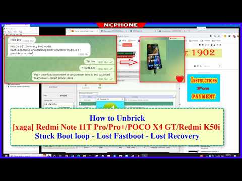 How to Unbrick POCO X4 GT/Redmi Note 11T Pro/Pro+/Redmi K50i - Lost Fastboot - Lost Recovery