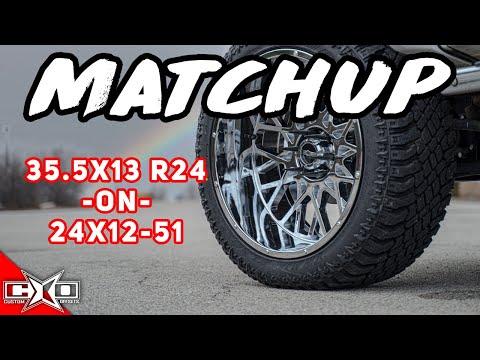 24x12 Vision Rocker Wrapped in a 35.5x13R24 Atturo Trail Blade X/T