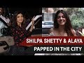 Alaya Furniturewalla And Shilpa Shetty Kundra Papped In The City