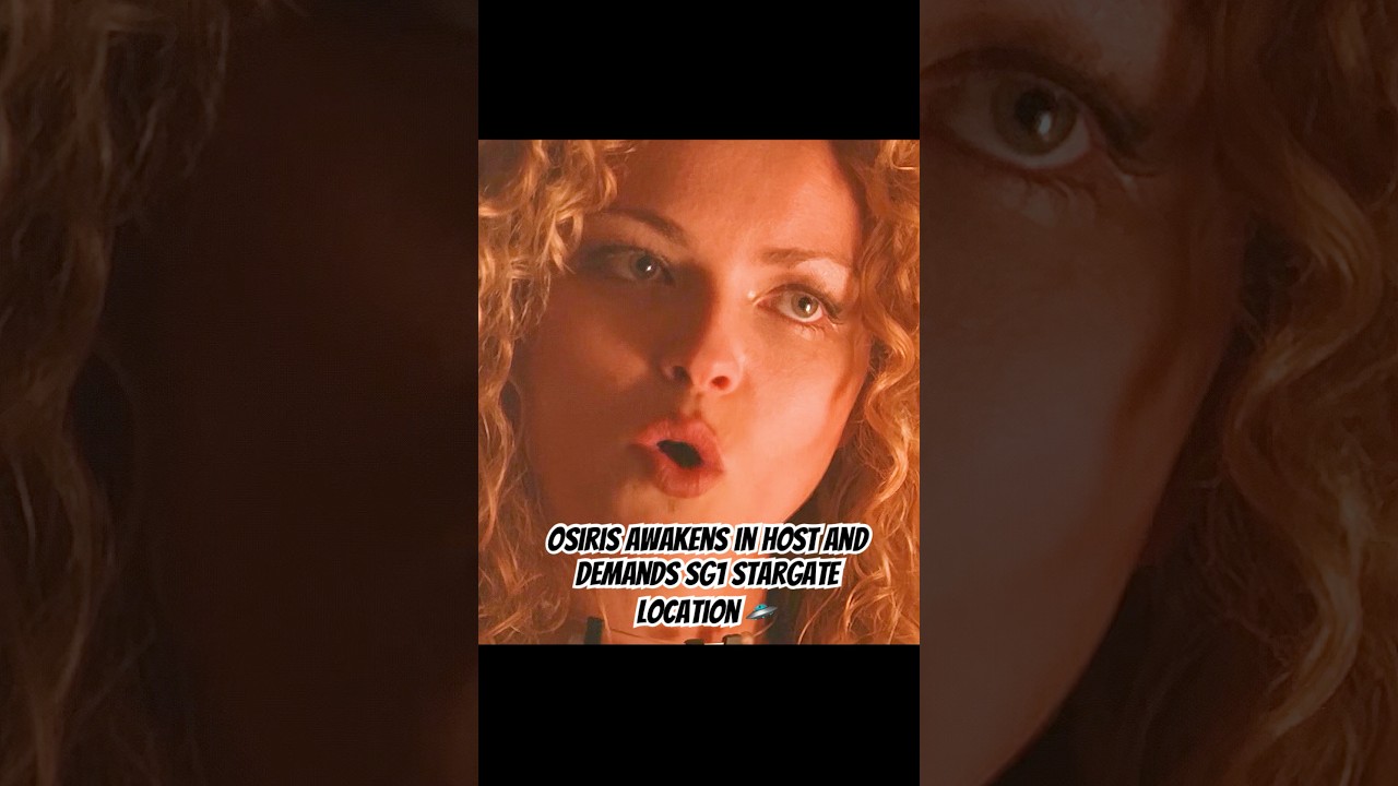 Osiris awakens in host and demands SG1 Stargate location 🛸 #stargate #shorts #series #foryou