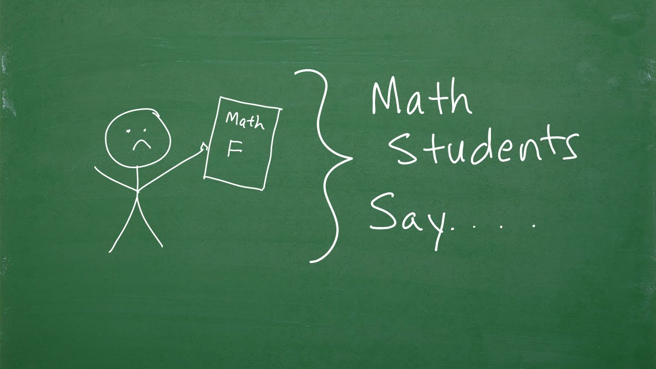 What Math Students “SAY” – Wrong Answer