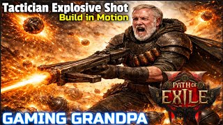 PoE2 Mercenary Action | Tactician Explosive Shot Build in Motion