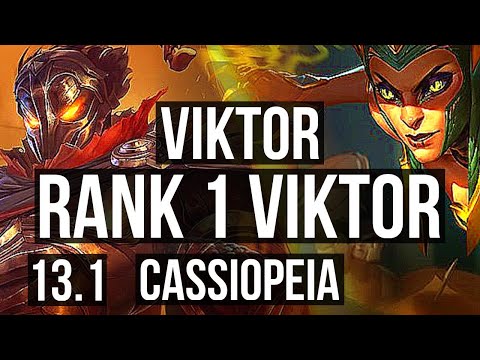 VIKTOR vs CASSIOPEIA (MID) | Rank 1 Viktor, 6/2/14 | TR Master | 13.1