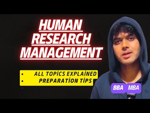 Human Resource Management for BBA 2nd Semester Important Questions