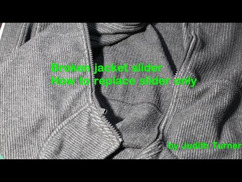 Replace slider jacket zip