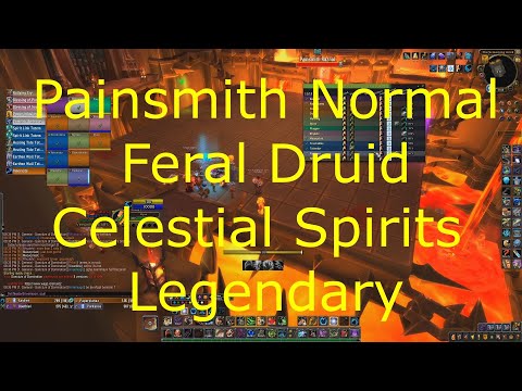 Painsmith Raznal Normal Feral Druid PoV - Celestial Spirits Legendary - 9.1 Shadowlands