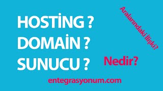 Hosting, Domain, Sunucu Nedir? Aralarındaki Farklar ve Kullanım Alanla