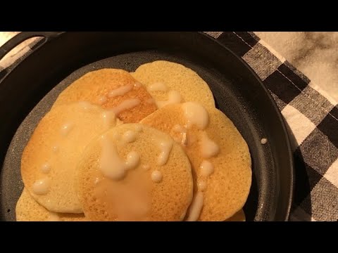 Lemon Pancake with Lemon Syrup