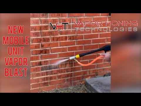 Vapor Blasting Brick with the All New Vapor Honing Mobile Unit: Vapor Honing Technologies