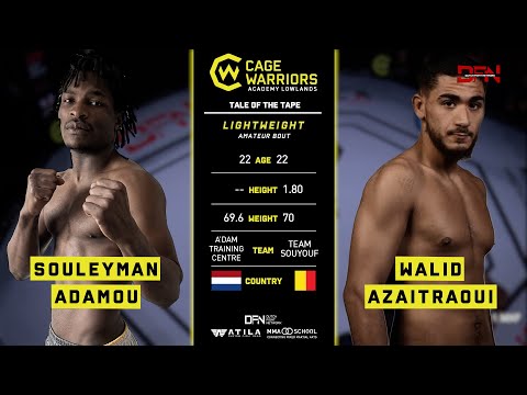 Walid Azaitraoui vs Souleyman Adamou full fight