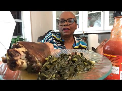 HOMEMADE SOULFOOD SUNDAY |COLLARD GREENS | HAM HOCKS...