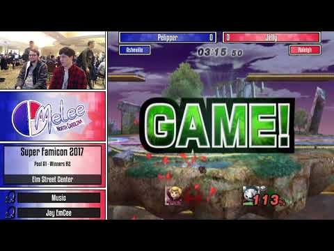 Super Famicon 2017: Pelipper (Peach) vs JELLY (MK) - Winners Finals Pools