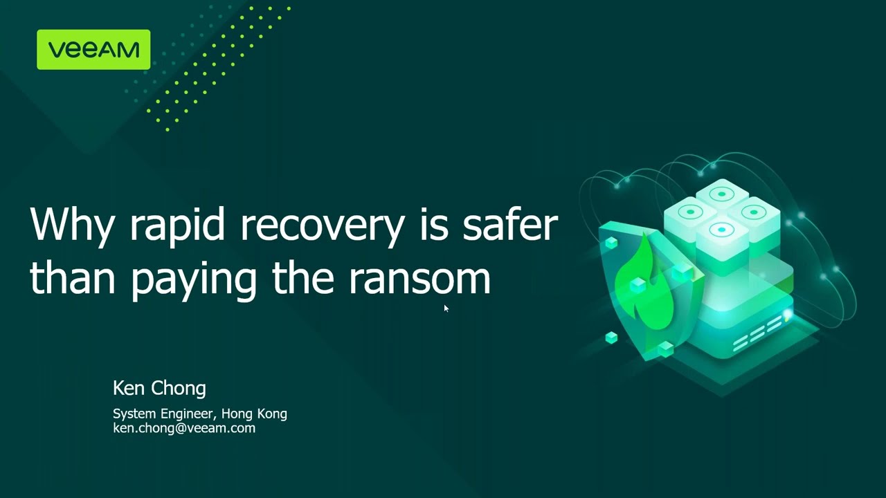 Why Rapid Recovery is Safer than Paying the Ransom video