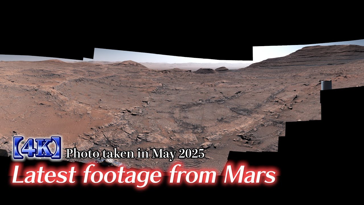 【４K】Latest high-definition footage of Mars (taken in May 2025)