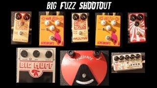 Best Fuzz Pedal Shootout - 8 Favorites - Chords, Short Lead and Wah Wah Test