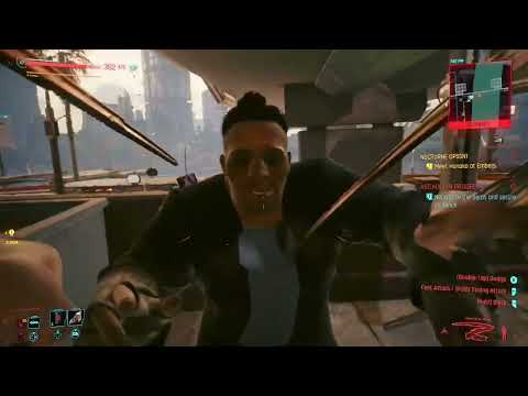 Cyberpunk 2077 Mantis Blades execution