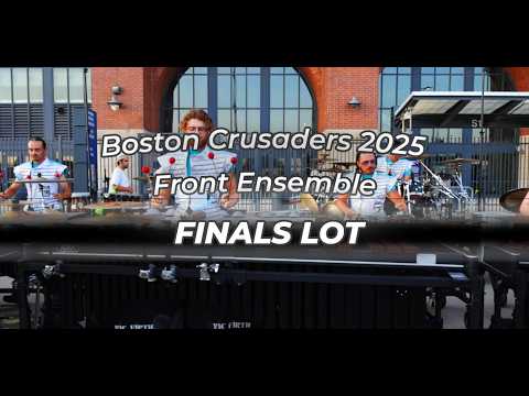 Boston Crusaders Front Ensemble 2025 - Finals Night - Pit Warmup