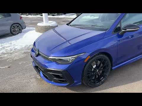 2026 Volkswagen Golf R Black Edition DSG in Blue for sale at Belleville Volkswagen in Belleville, ON