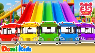 公交車滑滑梯🚌✨ | 趣味交通遊戲🚦 | 寶寶勇氣挑戰 | 幼兒冒險啟蒙 | 親子互動兒歌🎶 | 寶貝多米