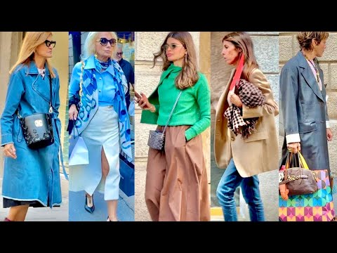 OCTOBER 2025 🇮🇹MILAN STREET FASHION & TRENDY AUTUMN OUTFITS 🍁SHOPPING WALK 