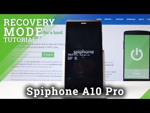 How to Bypass Screen Lock in Spiphone A10 Pro - Factory Reset by Recovery Mode