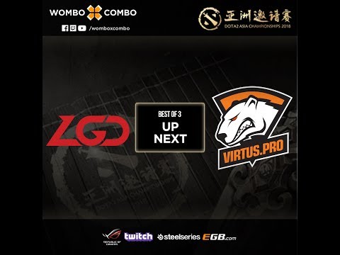 LGD Gaming vs Virtus Pro Game3 | Lower Bracket Finals (Bo3) | Dota 2 Asia Championship 2018