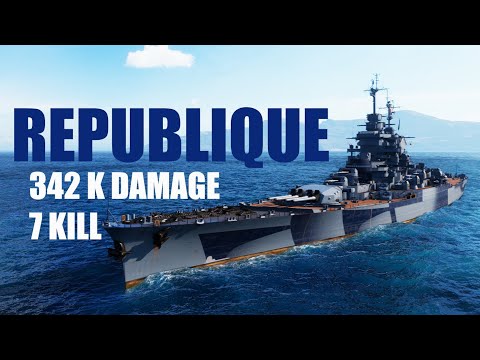 Republique 7 Kills 342 K Damage World of Warships