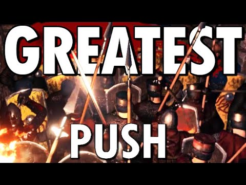 Nothing beats this epic shield wall push