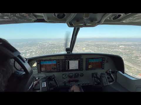 Approach and landing on runway 26R, Miami International Airport (MIA/KMIA), Miami, Florida.