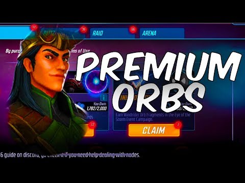 20+ PREMIUM ORB & ULTIMUS ORB OPENING! - Marvel Strike Force