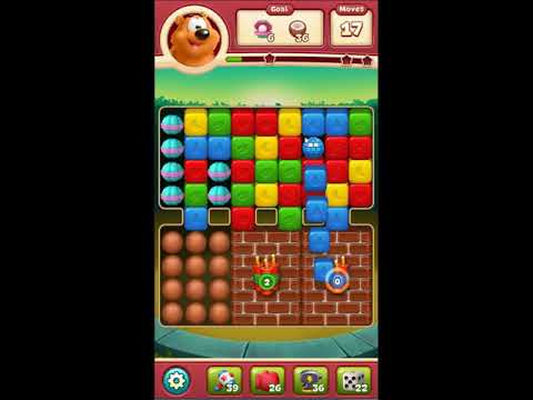 Toon Blast Level 2416 - NO BOOSTERS 🐻🐺🐱 | SKILLGAMING ✔️