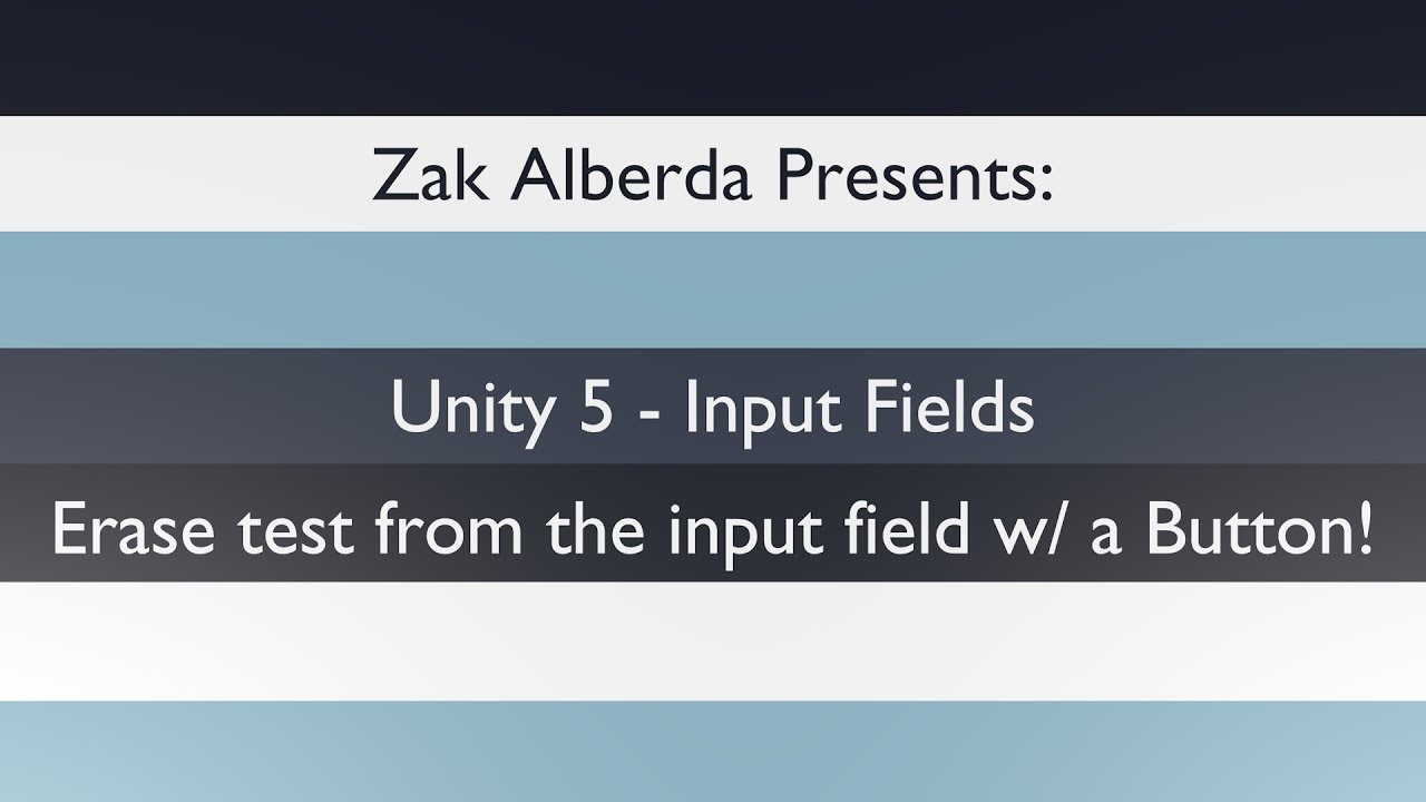 Unity 5 Erase Text from an Input Field with a button!