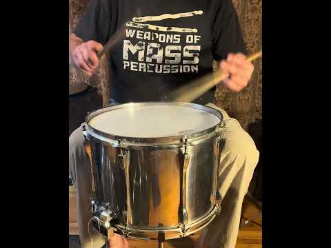 Ludwig 14x10 Stainless Steel Marching Snare Drum 1970s - Steel image 14