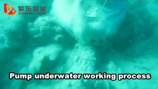 TOYO vertical dredge pump river submersible sand pump youtube video