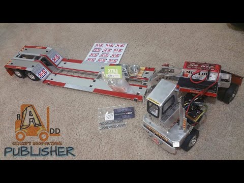 Custom 1/14 Lowboy Tractor Trailer