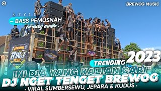 Download lagu DJ NGET TENGET BREWOG‼️Ini Dia Yang Kalian Cari' - viral sumbersewu, jepara & kudus ( brewog music ) mp3