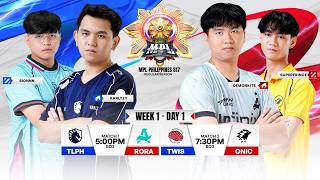 🔴 LIVE | MPL PH S17 | ENGLISH - Week 1 Day 1 