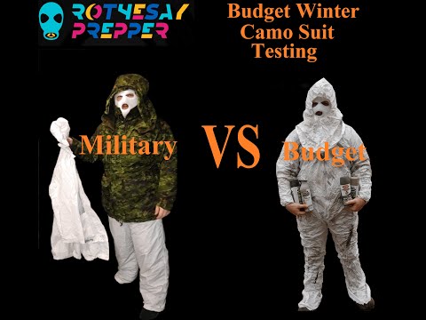 DIY Budget Winter Camo VS Military Winter Camo
