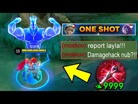 LAYLA NEW SEASON LIFESTEAL DAMAGE HACK BUILD💀 (MUST TRY) (LAYLA best build 2024!)