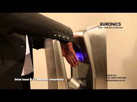 Matt finish stahl sjd2s steel jet hand dryer