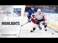 Capitals @ Rangers 5/3/21 | NHL Highlights