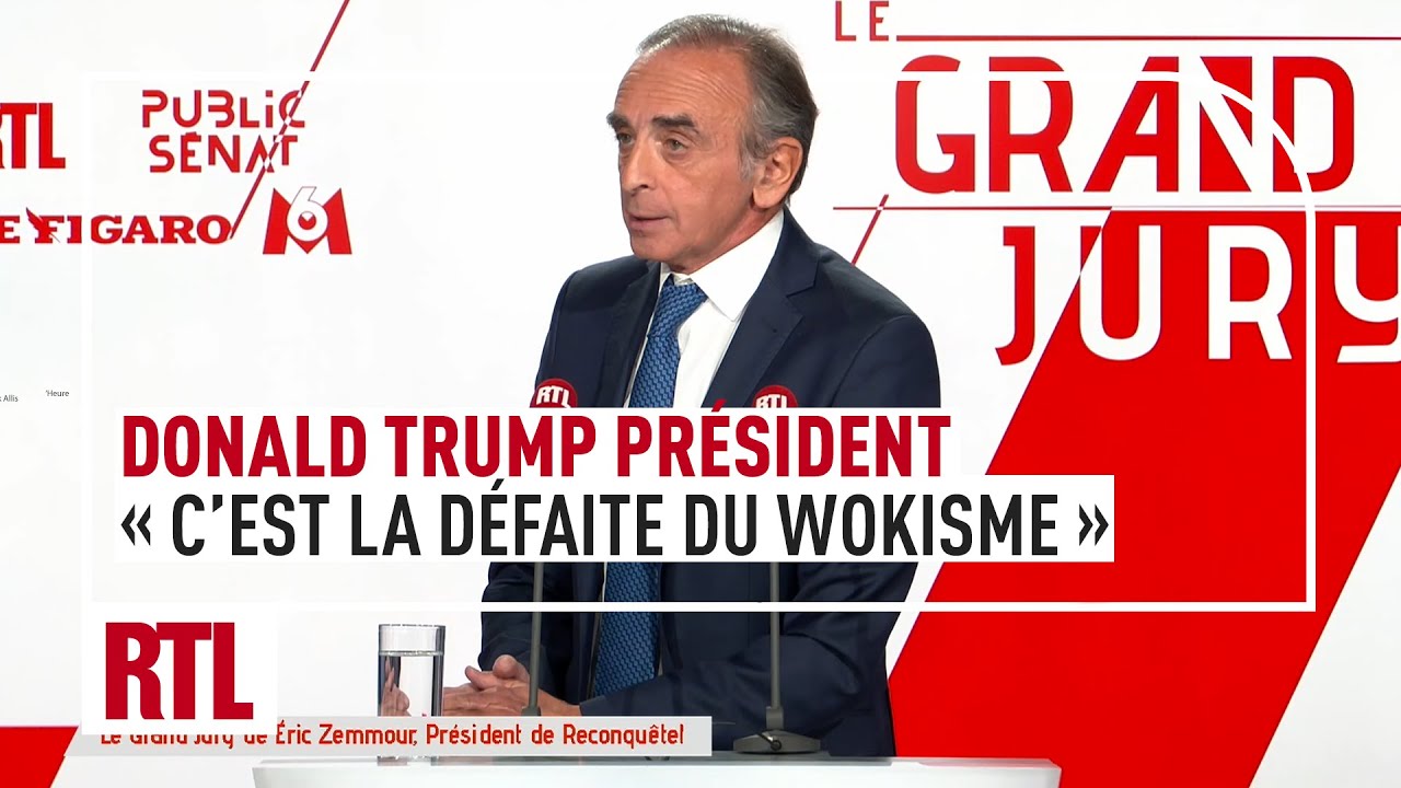 Éric Zemmour invité dans Le Grand Jury de RTL