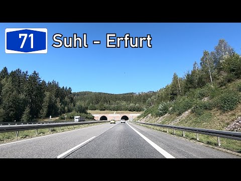 Germany: A71 Suhl - Erfurt