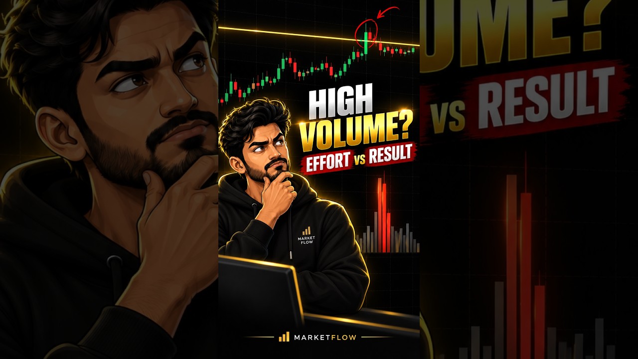 High Volume Does Not Mean a Good Breakout — Compare Effort With Result 📈 #shorts #MarketFlow
