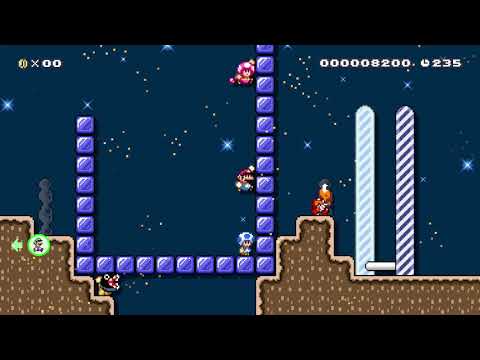 Super Mario Maker 2 Multiplayer VS - On/Off Switch Close Call