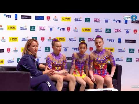 Dynamic routine at WAGC 2018, 13-19 group Isabel-Sasha-Caitlyn
