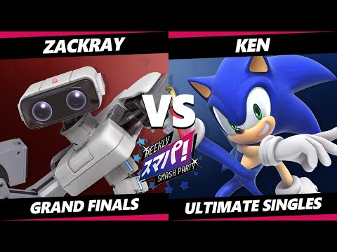 Sumapa 104 GRAND FINALS - Zackray (ROB) Vs. KEN (Sonic) Smash Ultimate - SSBU