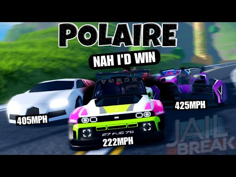 NEW POLAIRE VS TOP 10 FASTEST CARS | ROBLOX JAILBREAK